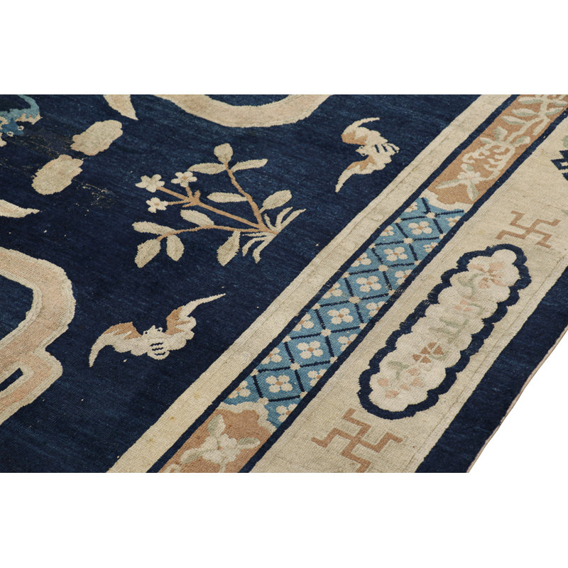 One-of-a-Kind 11'x13'4” Hand Knotted Area Rug