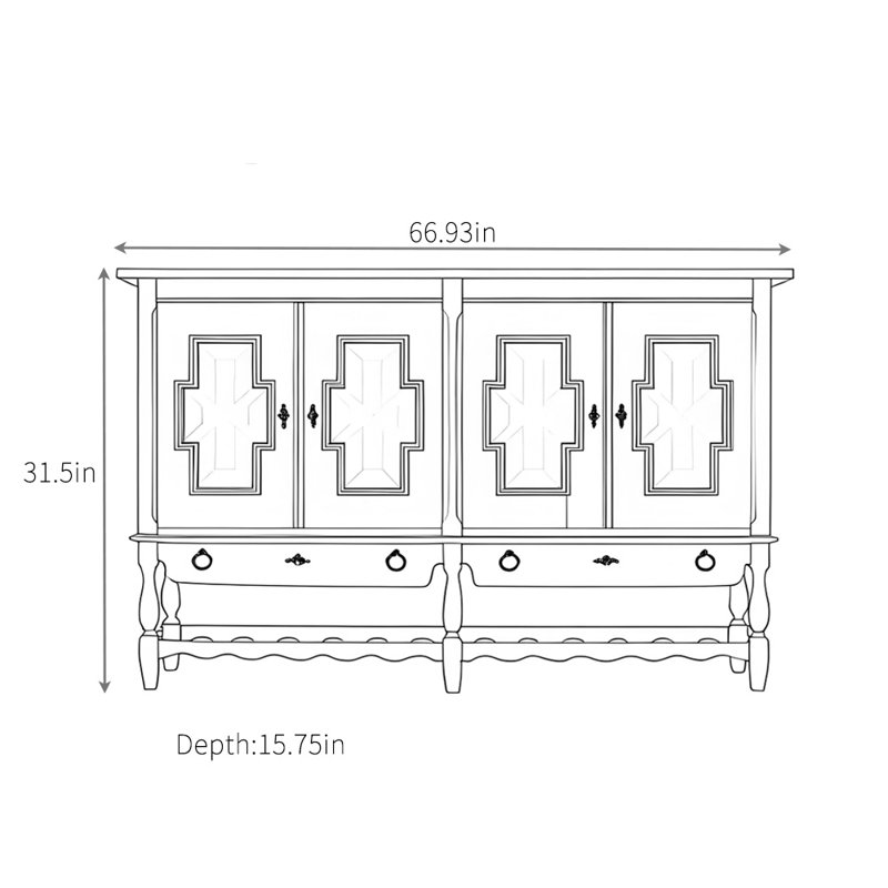 Kitchen Four-Door Sideboard