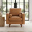 Fessler 34.7" Wide Genuine Leather Armchair