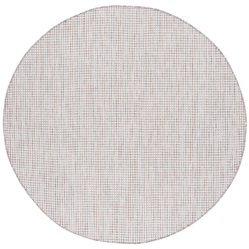 Beccles Performance Indoor/Outdoor Area Rug, Round 6'7"