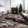 Galaxy Series Abrstract Black/Gray/Ivory/Beige Area Rug