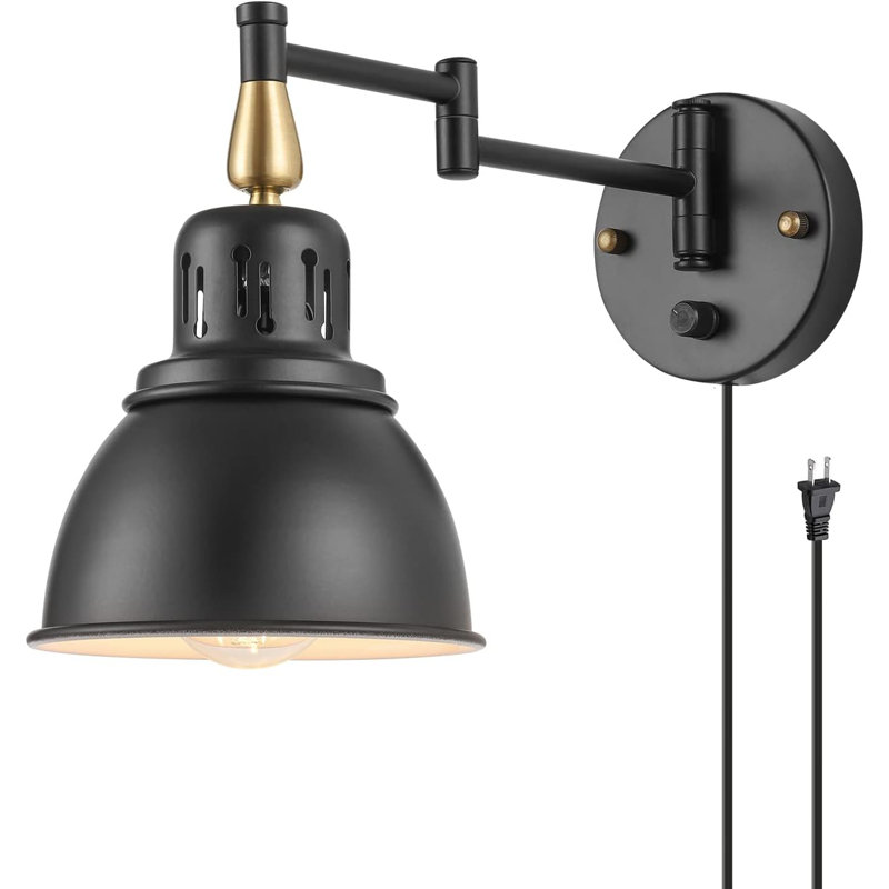 Industrial Swing Arm Wall Sconce 2-Pack