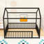 Structure de lit en métal avec clôture de sécurité Montessori-762561639-762561638