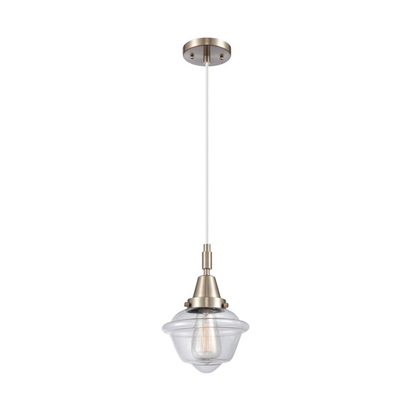 Mini-luminaire suspendu 1 lumière Caden Oxford