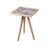 Canora Grey Side Coffee Table End Table Accent Table Home Essentials Solid Wood Tile Ceramic Table-1084401271
