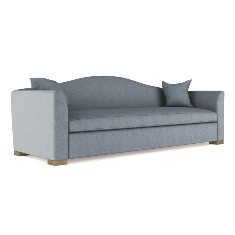 Causeuse Horatio, H 33 po x l 72 po x P 36 po, Patiné, Brume moelleuse en velours