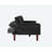 74.4'' Faux Leather Square Arm Sofa Bed-1973282090-1983379835