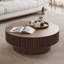 Table basse ronde avec rangement-722450981