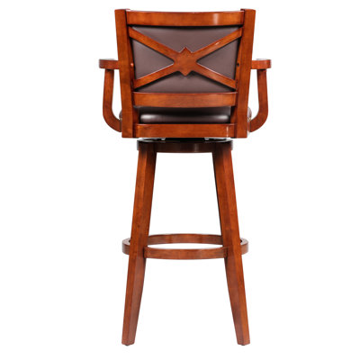 Angelija Extra Tall Swivel Bar Stool