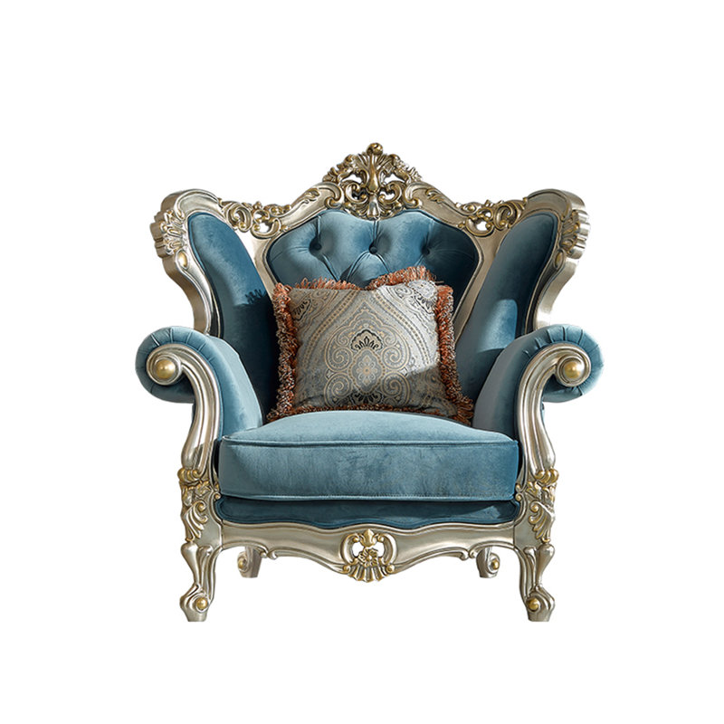 Chaise en bois massif de style européen