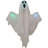2 Piece Light-Up Ghost Figurine Set