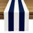 Navy Striped Table Runner 72" x 12"-27798592-27778790