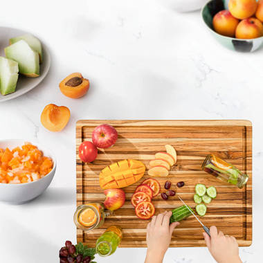 Lipper International Teak Oversized Cutting/Serving Board