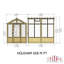 Holkham 8 ft x 6 ft Greenhouse-109026361