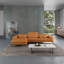 Canapé et chaise longue en cuir véritable Cavour-53651677-53651679