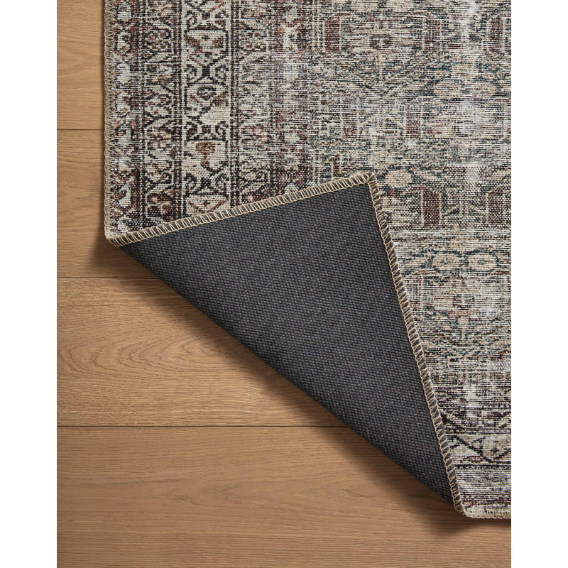 Georgie Moss and Bark 10' x 14' Wool Blend Area Rug