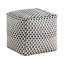 Pouf carré avec tissu, antidérapant, capacité de 300 lb, multicolore, revêtement H 16 po x l P 16 po x 16 po x 16 po