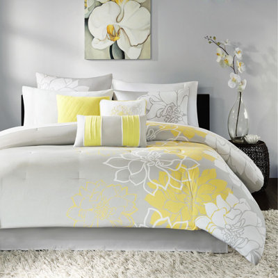 Printed Cotton Sateen Comforter Set