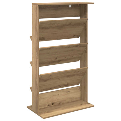 Wood Free Standing Magazine Rack