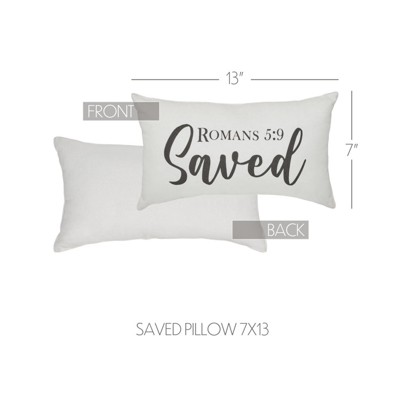 Coussin Risen Saved 7 x 13