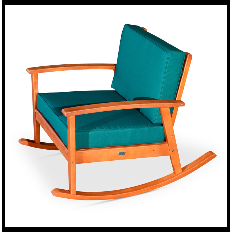 Chaise berçante Lohrman Eucalyptus, Vert