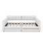 Grand lit plateforme tapissier avec port USB et tiroirs-115185447