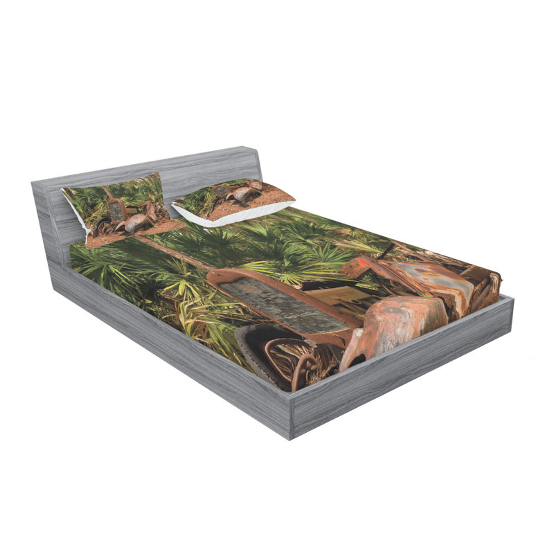 Microfiber Sheet Set, Queen Sheet Set with Fitted Sheet