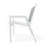 Chaise de bistro empilable en aluminium avec accoudoirs en polymère de qualité marine Bazza-98359217-98359246