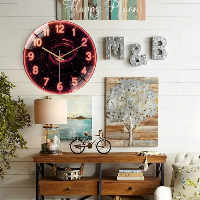 Horloge murale 12 po Gloo