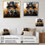 «Trenchcoat» noir loup mystère III - loup, art mural-606515379-606515376