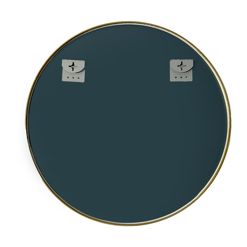 Rim Accent Mirror, 30" x 30", Gold