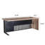 Bureau de direction moderne, bureau d'écriture d'ordinateur pour bureau à domicile, bureau de mobilier de bureau, poste de travail en acier inoxydable, structure robuste, bureau épais de 1,97 po-1582091987