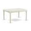 L'ensemble de table de salle à manger 5 pièces pour 4 personnes comprend une table de cuisine rectangulaire avec rallonge papillon et 4 chaises Parson en tissu de lin beige clair, 42 x 78 pouces, blanc lin-1482021005-1482021006-1570961706