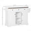 Îlot de cuisine avec plateau en acier inoxydable Sallie-1376480128
