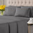 6 Piece Sheet Set, Soft Cooling Bed Sheets, Breathable & Wrinkle Free, Hotel Luxury Bedding-103254468-103254462