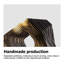 Grande sculpture d'art en bois massif 86,61 "H, ornement de plancher abstrait luxueux pour halls d'entrée et centres de vente