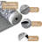 Entryway Rug, Washable Vintage Low Pile Stain-Resistant, Non-Slip Soft Thin Carpet for Kitchen, Bedroom, Bathroom (Grey)-1450123692