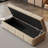 Beige Upholstered Bench-883441518
