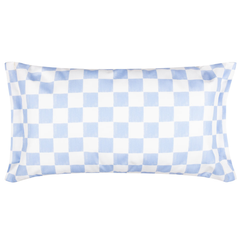 Beach Huts Indoor / Outdoor Throw, Rectangle 30cm H x 50cm W, Pillow Cover Only - No Insert