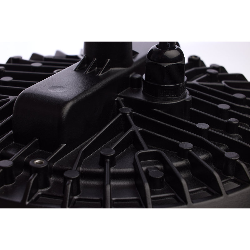 Circular Shop Light, Black