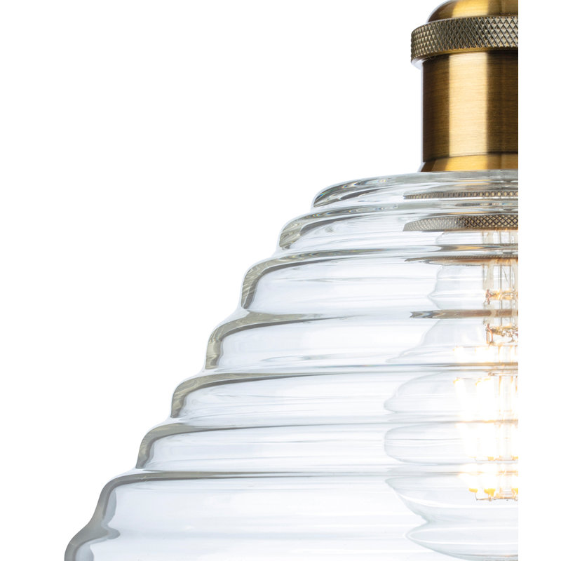 1 - Light Brown Jar Pendant