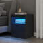 45cm W Solid + Manufactured Wood Bedside Table-568402704