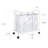 Rolling Triple Laundry Sorter-186940925