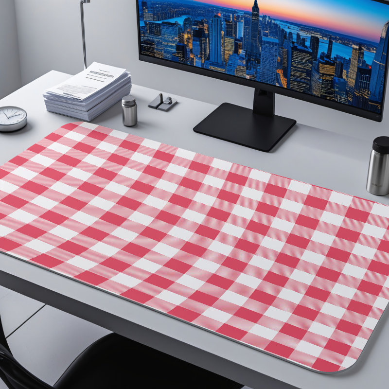 Polyester Desk Pad, 14.4x12.1