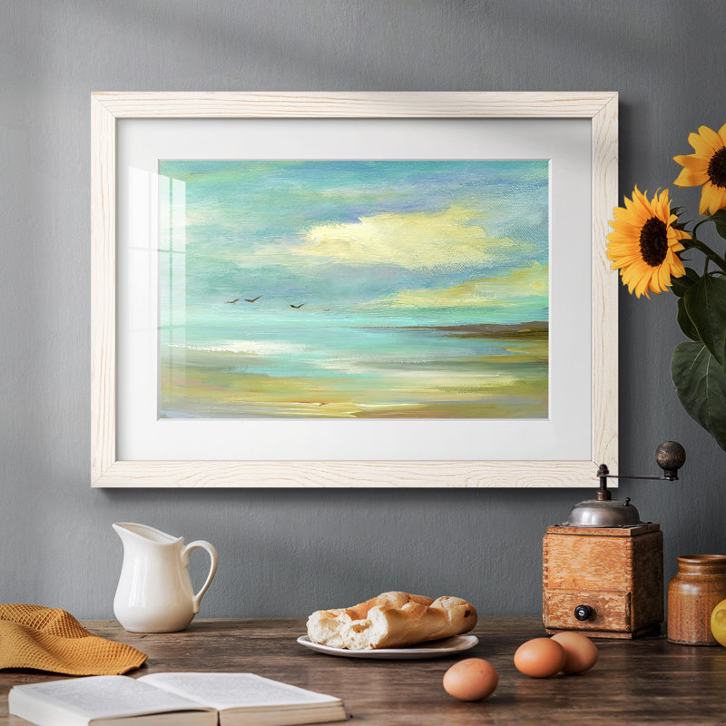 " Drifting ", White, 22" H x 32" W