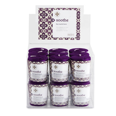 Ensemble de bougies votives 18 pièces Soothe Bay Leaf & Birch