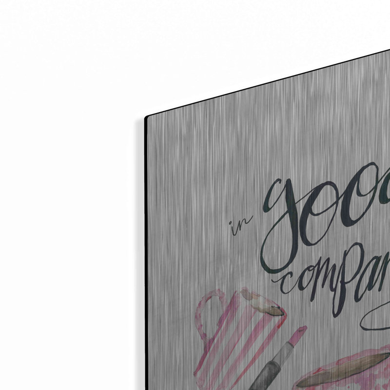 «In Good Company» par Jessica Mingo, art mural en métal, H 24 po x l 16 po