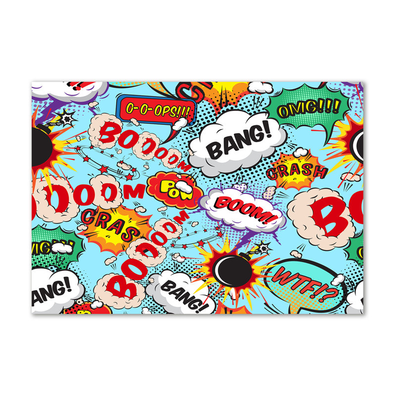 Canvas Print - Wall Art - Prints On Canvas - 100X70 Image Picture Theme: Comic Book