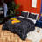 Comforter Set Geometric Bedding Set 3 Pieces Strips Grid Comforter Set-119687714-115712540