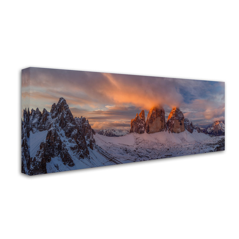 Art mural sur toile tendue - Valeriy Shcherbina «The Story Of The One Sunrise» pour décoration de salon, de chambre à coucher ou de bureau - 8 x 19